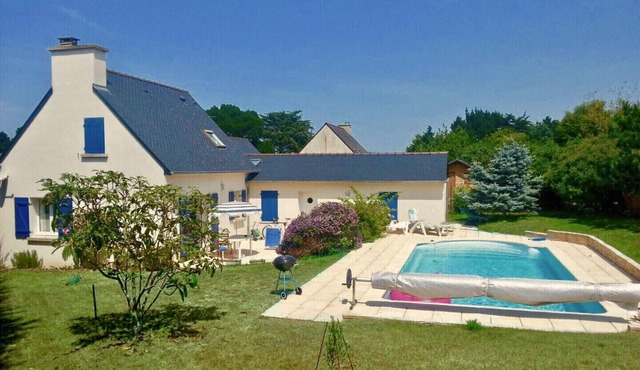 House for 6 by the sea - Garden and swimming pool