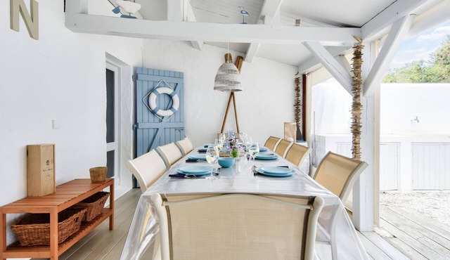 House for 8 - 100 m from the beach - Garden