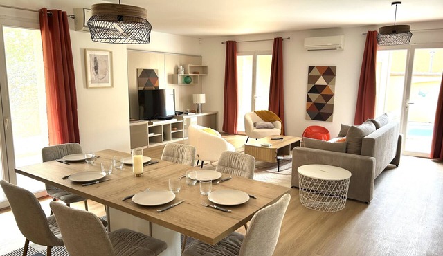 House for 8 with swimming pool