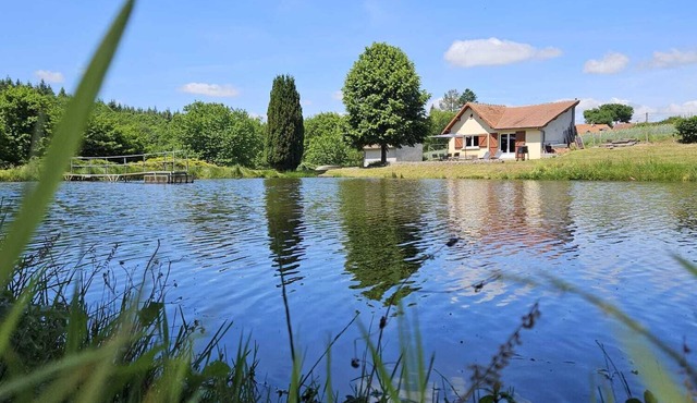 House with private pond