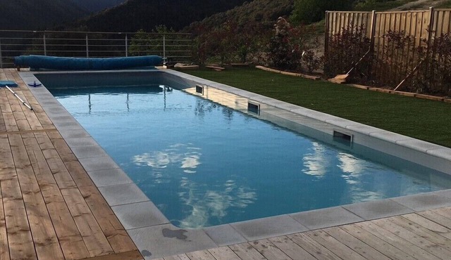 House located in the heart of the Cévennes swimming pool, breathtaking view.