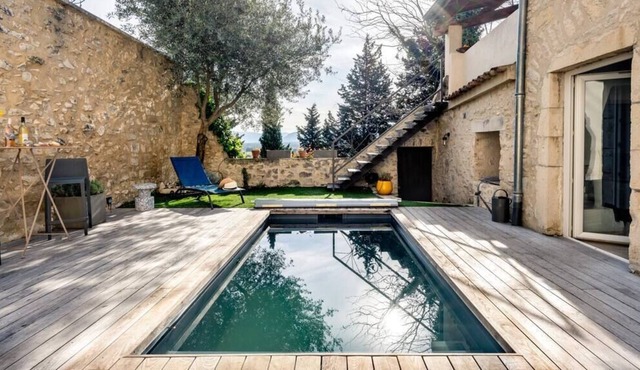 House from above - Puygiron - 6/8 people