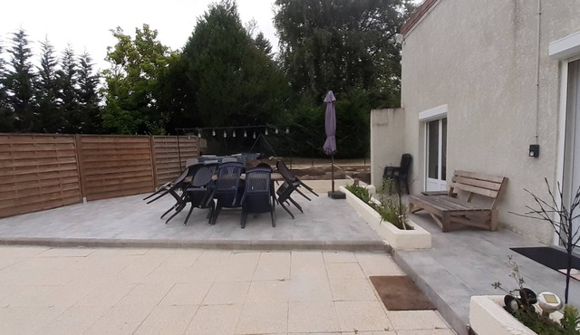 House ground floor all comfort, Terrace and Park Next to Fontainebleau's forest