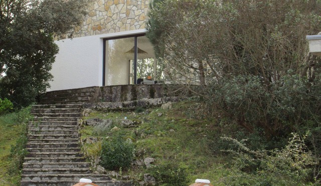 House in a green setting, with splendid view of the lake and 80m from its beaches!