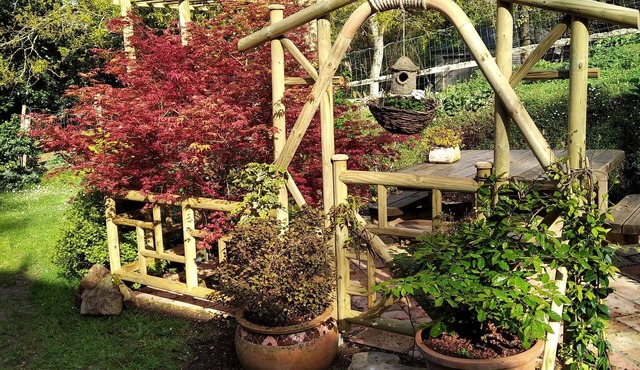 House in a quiet wooded area with garden 3km from MORLAIX