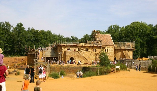 House in a typical village between lake and forest