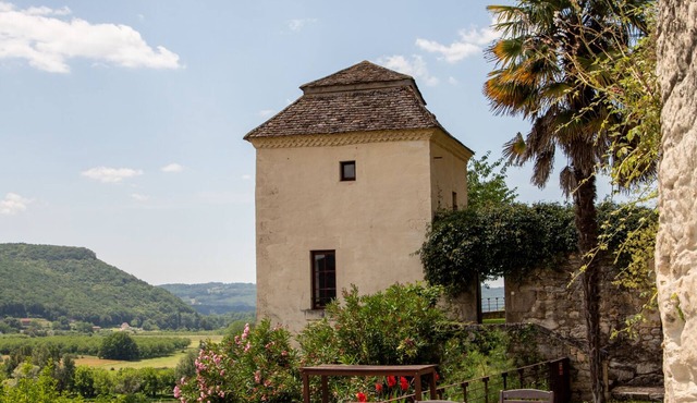 House in Beynac in big property with pool