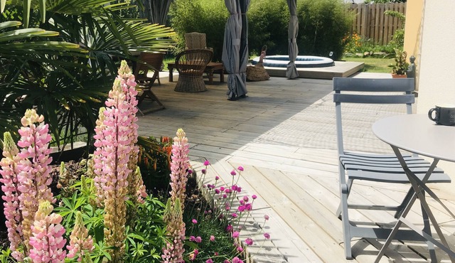 House in Brittany with covered terrace and SPA