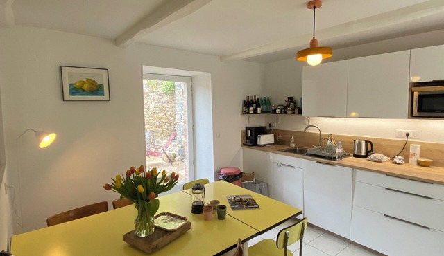 House, in the heart of the village, walking distance to the beach