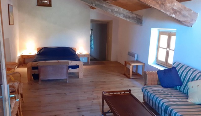 House in a quite village surrounded by vineyards in Drome valley