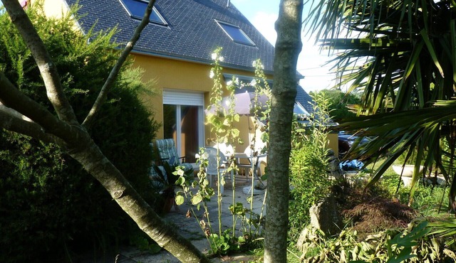 house in large park near the forest, about 20 minutes from the sea.