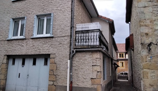 house in picturesque village