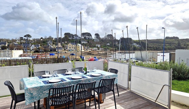 House in Terenez with Stunning Harbour Views