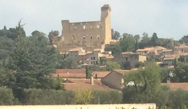 House in the village of Chateauneuf du Pape winemakers