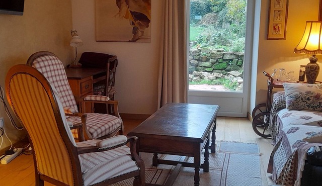 House in the heart of a village, in the countryside