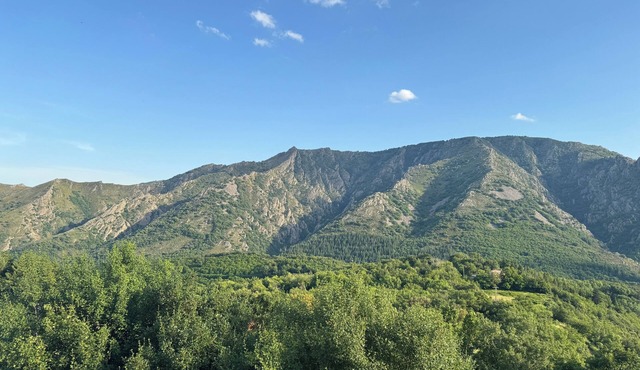House in the mountains close to hiking trails.
