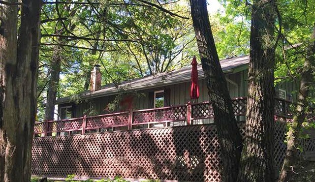 House in the trees/woods