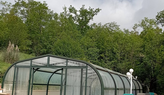 House in the woods with private pool