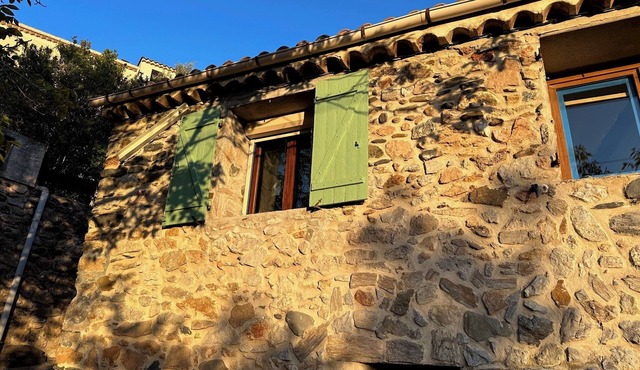 House in typical inland village near the Olivettes dam