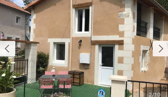 🏡 House "L'Atelier de René" Terrace & private parking 10 min from Futuroscope