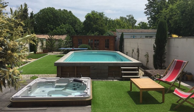 House near Bordeaux near Bassin Arcachon swimming pool SPA garden