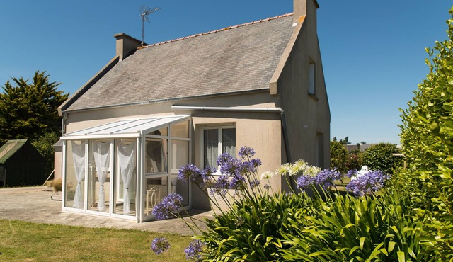 House near Porspoder beach and GR 34 hiking trails