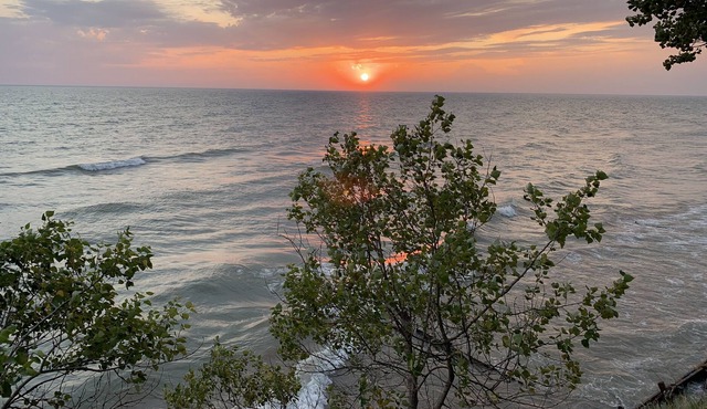 House on Lake Michigan
