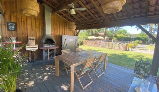 House on the edge of a forest with private swimming pool - calm and nature