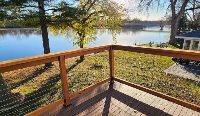 House on the River near the Wisconsin Dells!