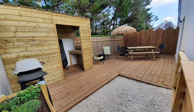 House on the seafront, beach 150 m away