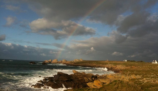 House on the wild side. sea. Near the beach