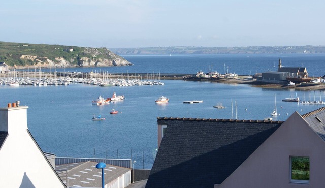 House overlooking the port of Camaret, sea view