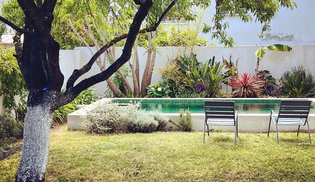 House pool and garden, calm 2 steps from downtown