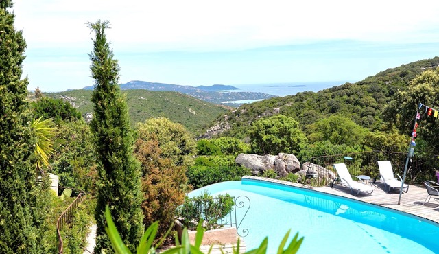 House & private pool panoramic sea view 6p PMR