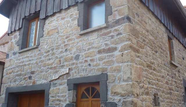 House restored in calm village with the doors of the volcanos of auvergne