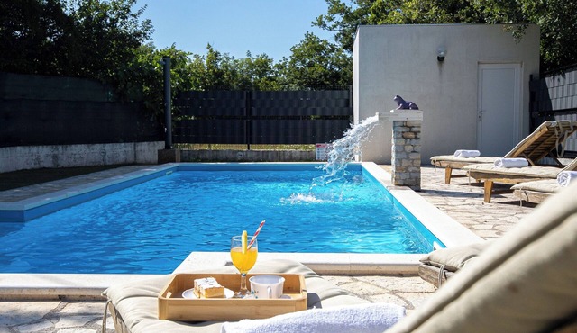 House Runjic w. pool, large garden and playground