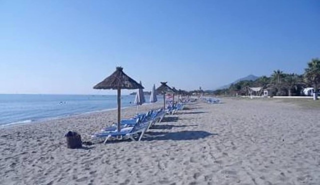 house sea and mountain view