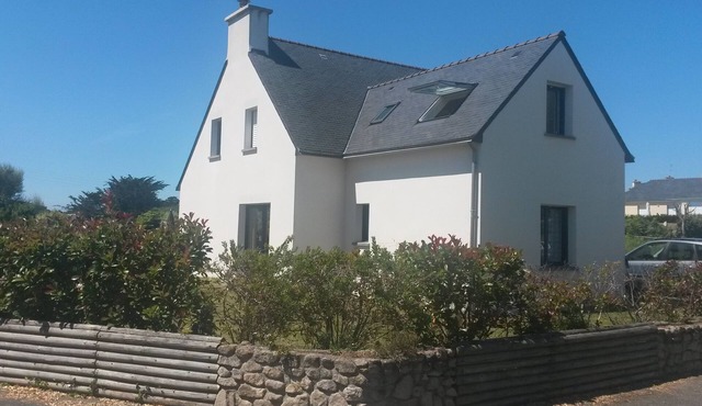 House Seaside Britain, 50 m. the quiet beach in a dead end