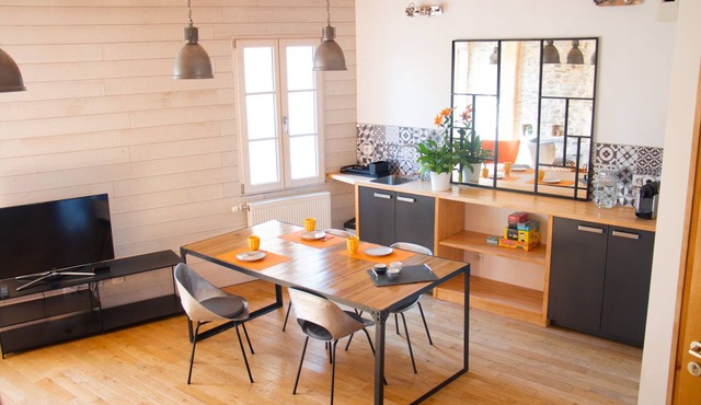 House-vue sur château-Private Bathroom