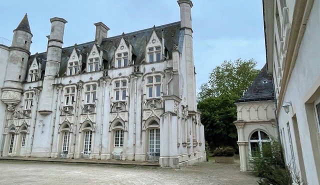 House with castle view