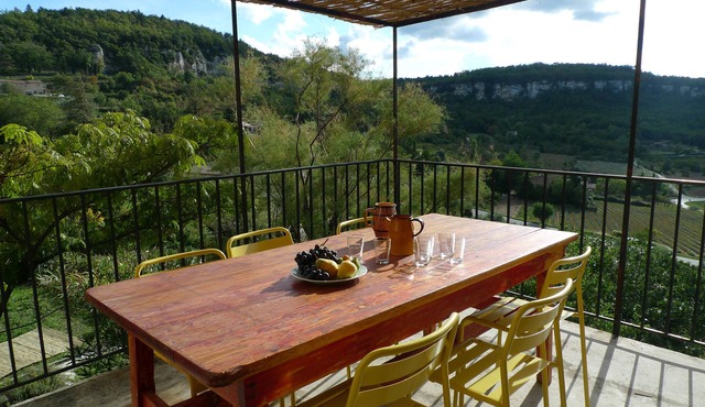 House with character, MAGNIFICENT VIEW on Luberon, PANORAMIC TERRACE, Gardens