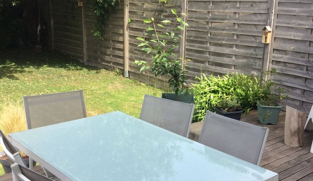 House with enclosed garden near moulin blanc beach and stanglard valley