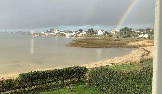 House with exceptional view, direct access to the beach, 12 people