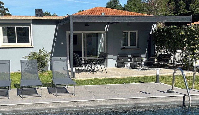 House with swimming pool and private garden, quiet, 30mn from the beach, 30mn from Spain, 1h from the mountains