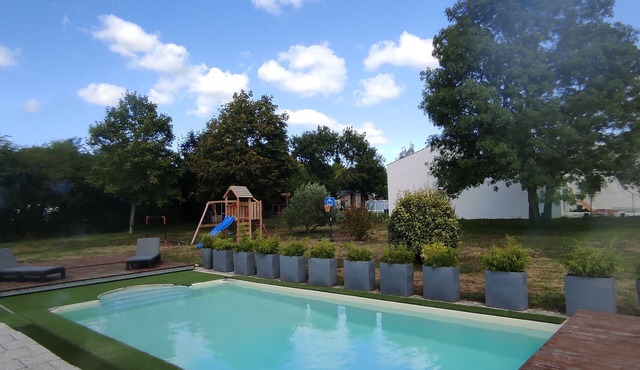 House with large garden in the countryside