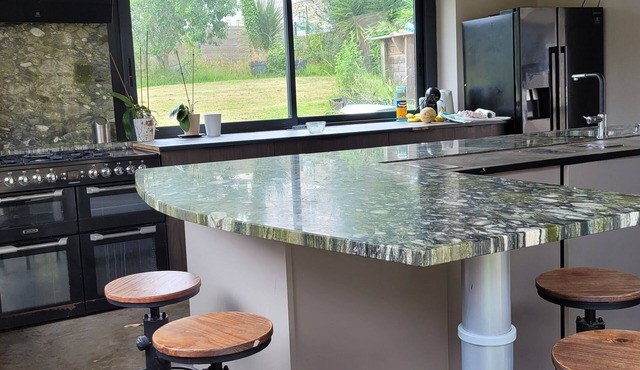 House with large garden, covered and open terrace, small swimming pool