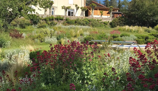 House with pool in enclosed garden in the heart of a village
