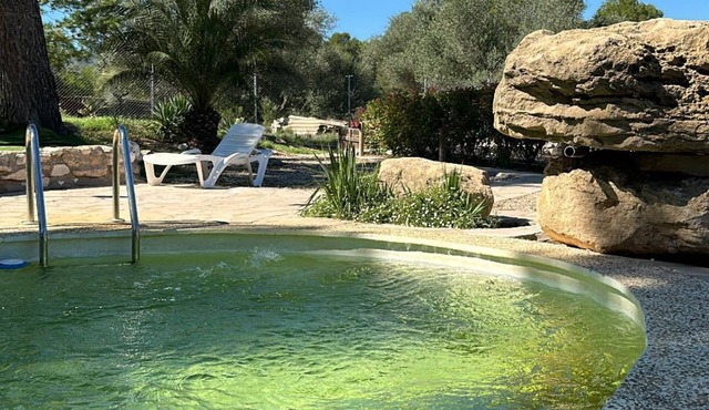 House with pool and animals, La Caseta.