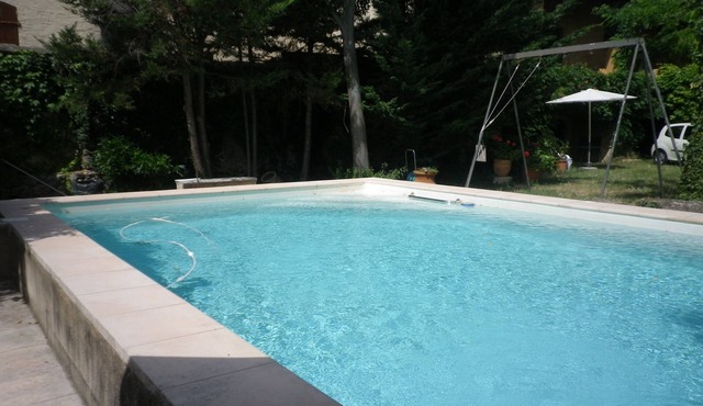 House with pool in a charming village