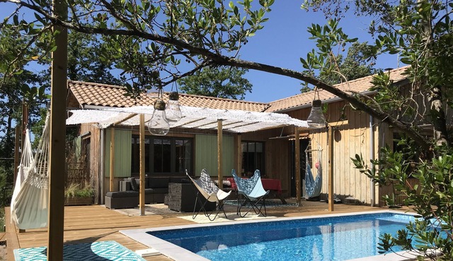 HOUSE WITH POOL ON THE BASIN OF ARCACHON